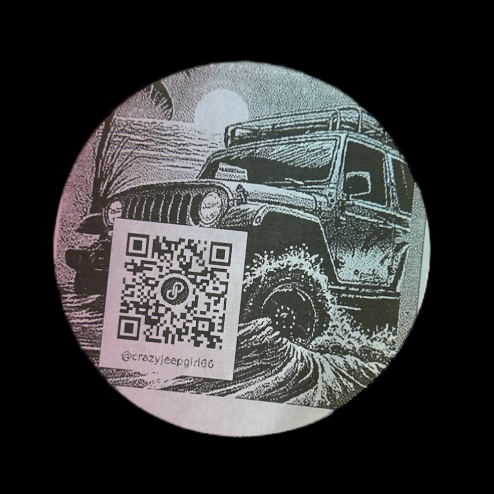 QR CODE STICKERS 100 2” Round Colorful Gradient Business Marketing Labels New - Picture 4 of 9